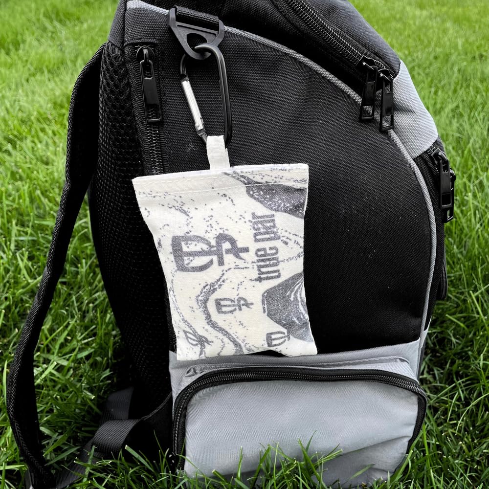 True Par marbled chalk bag with included chalk balls to start strong