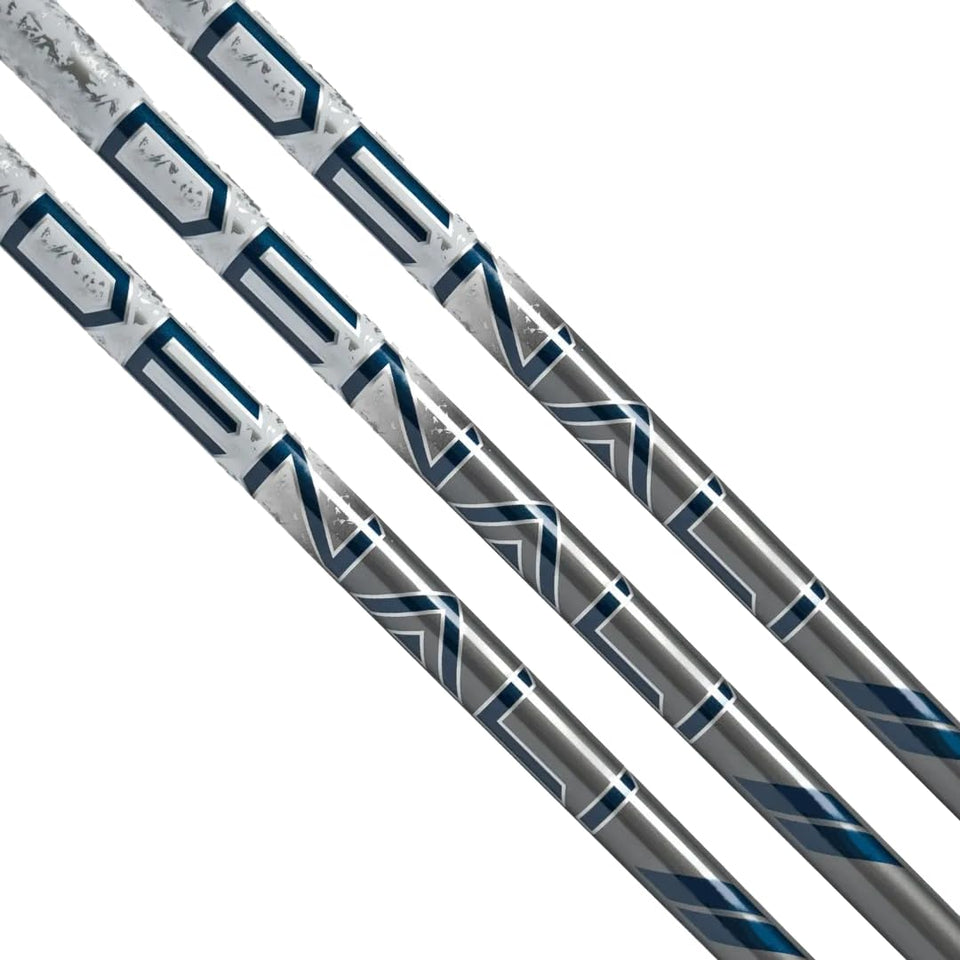 TRUE TEMPER Denali Charcoal CB shaft with adaptor installed for quick driver setup and consistent feel.