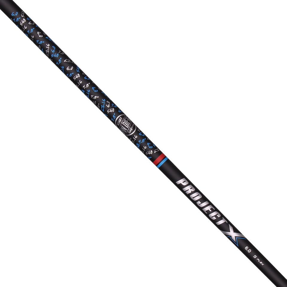 TRUE TEMPER Project X LZ graphite driver shaft, 46-inch, 6.0 stiff, optimized ball speed and stability.