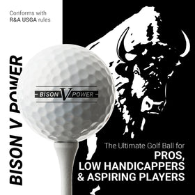 Trust Bison Power V straight flight promotes tighter dispersion for reliable approach shots.