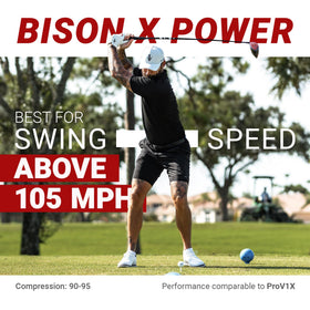 Trust Bison X Power greenside-spin closeup shows spin control details.