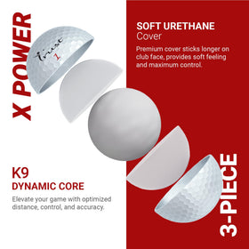 Trust Bison X Power on-tee look suggests maximum distance potential.