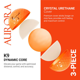 Trust Aurora Bright Orange soft-feel close-up displaying gentle impact and control