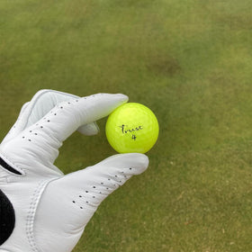 Trust K5 Bison X yellow 12-pack for easy on-course tracking.
