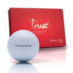 Trust K8 Bison X golf ball with 3-piece design for premium feel.