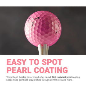 Green-side control with Trust Rosa Golden Pink ball for precise approaches