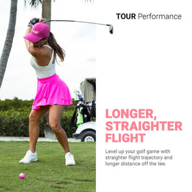 Three-piece Trust Rosa Golden Pink ball enhances feel and control