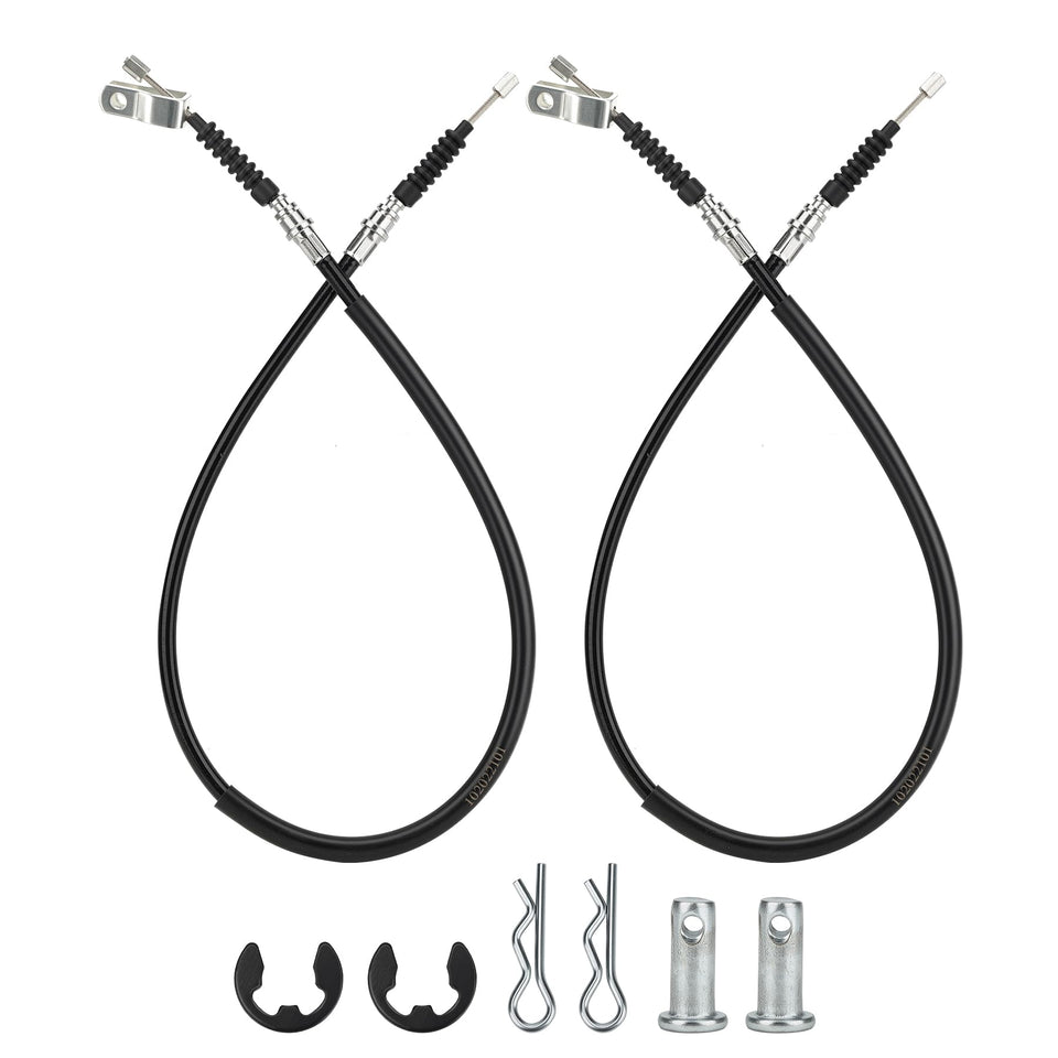 Try-H brake cable kit driver-side with stainless steel core for reliable braking.