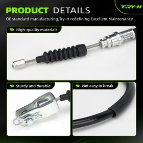Try-H brake cable kit corrosion-resistant design extends service life.