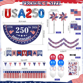 Tryly 250th anniversary fan flags add bold color to celebrations