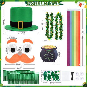 Tryly wiggly eyes decorate the hat for whimsy
