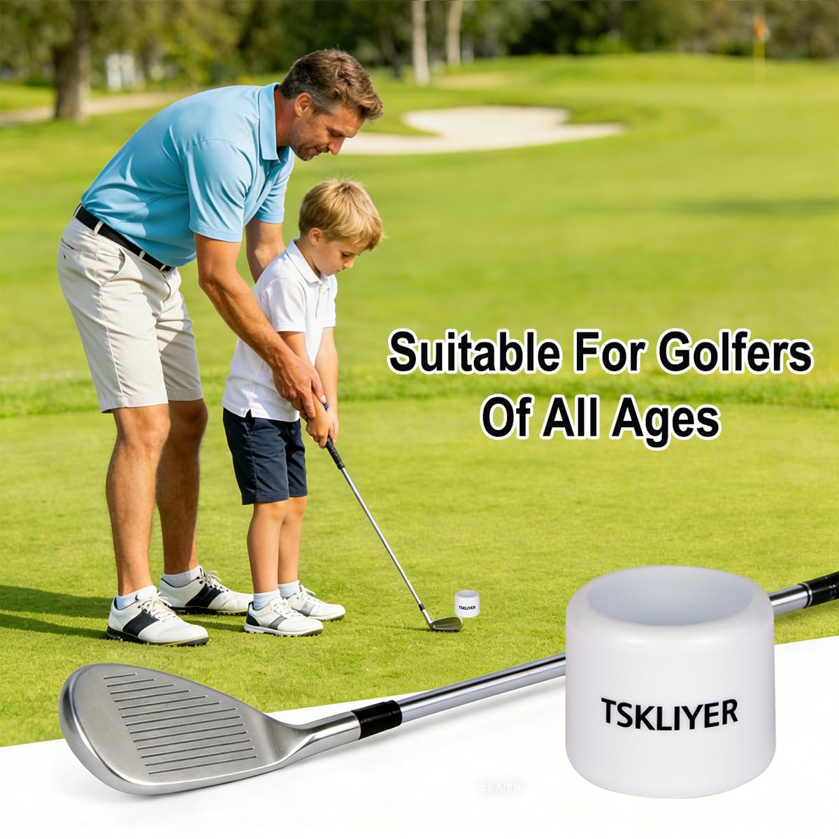 TSKLIYER eco-friendly golf balls crafted from sturdy polymer materials.