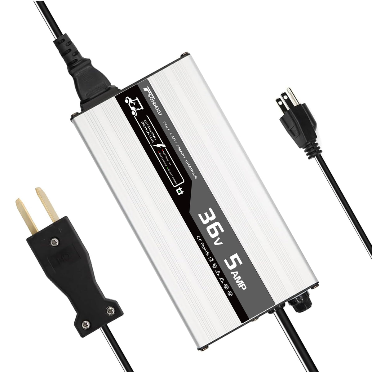 TSONDEKU 36V charger providing balanced power for longer life.