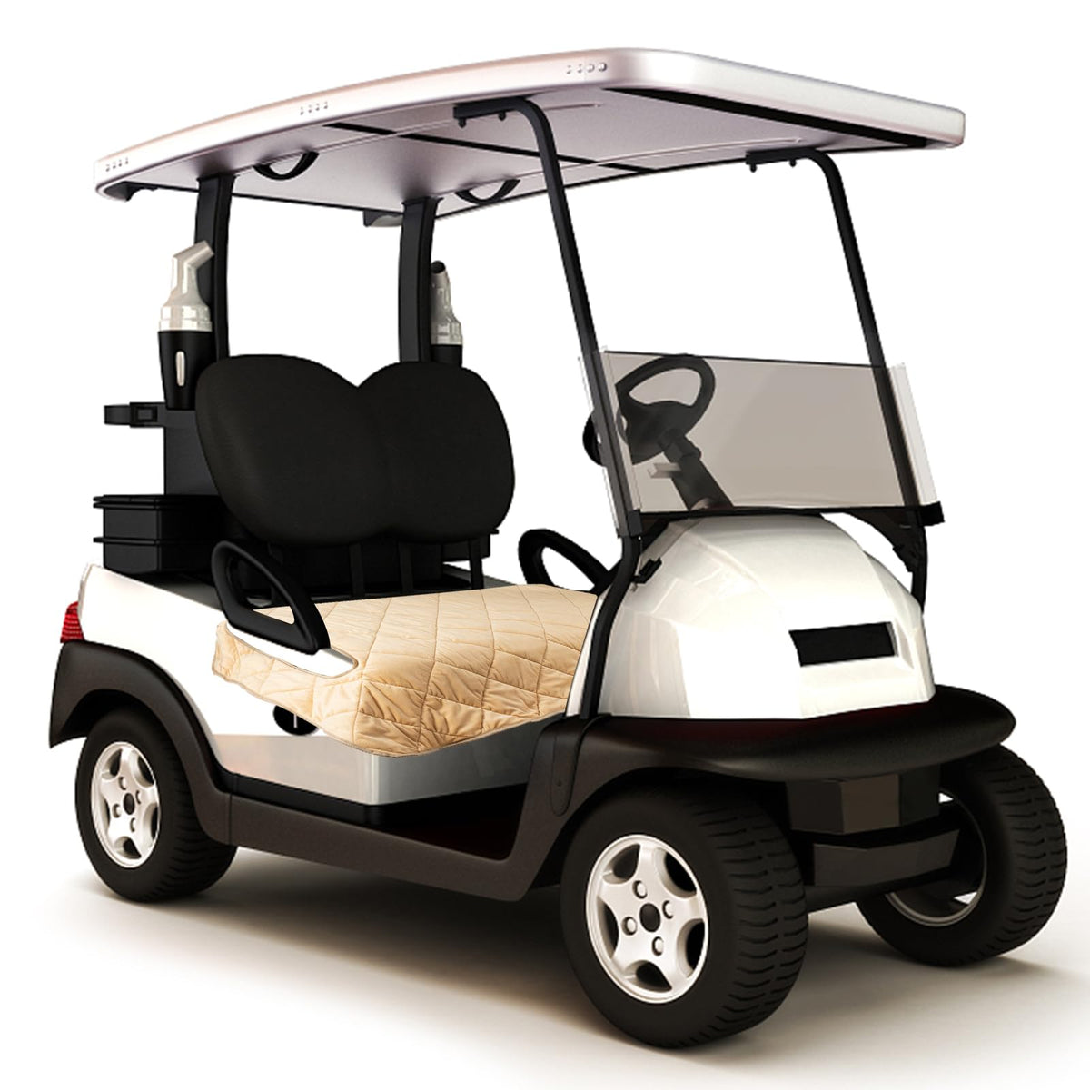 TUYU cover demonstrating quick handrail fix and easy removal on a rear seat.