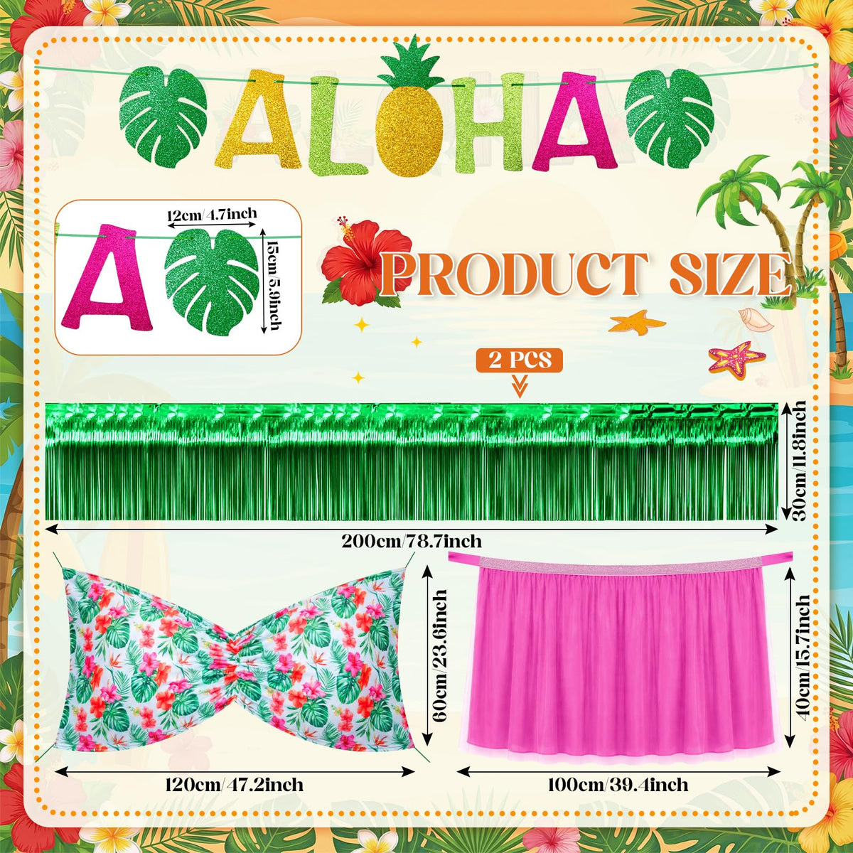 Tudomro Hawaiian print underwear decoration adds tropical flair to the cart