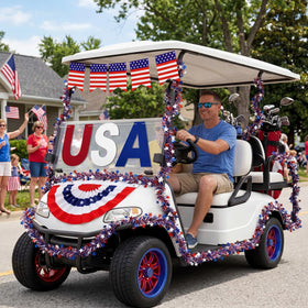 Tudomro complete Independence Day decoration kit ideal for outdoor parades.