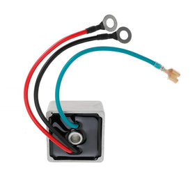 TUELETFU EZ-GO TXT voltage regulator side view showcases sturdy build.