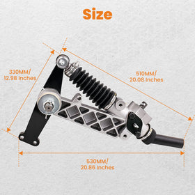 Tuningsworld 70314-G01 label on steering gear box for accurate part identification