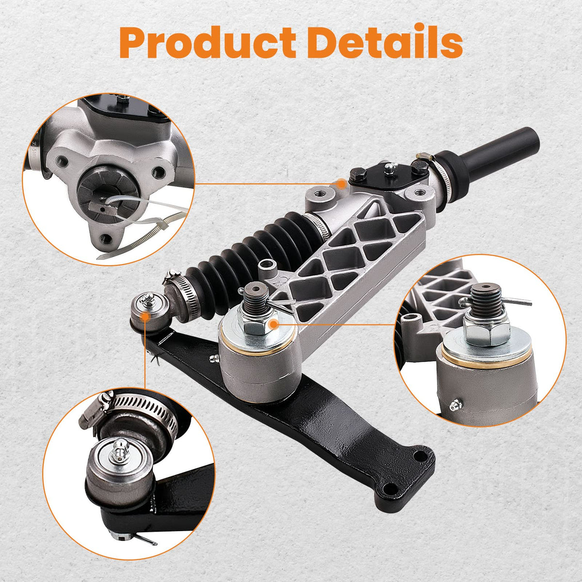 Tuningsworld direct replacement steering box for EZGO TXT, easy installation