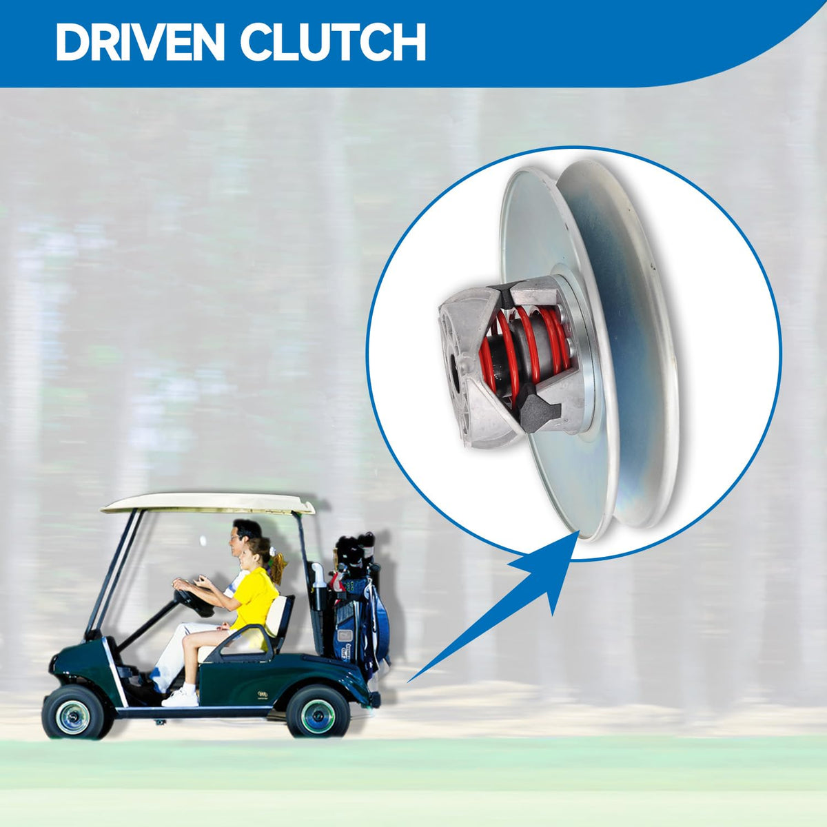 TUNTROL Salsbury Driven Clutch machined sheaves enable smoother takeoffs and balanced performance