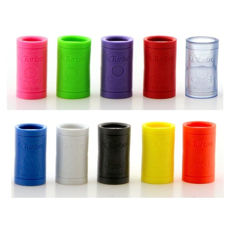 Turbo Quad Classic grips in black, dual-sided inserts for versatile grip tuning