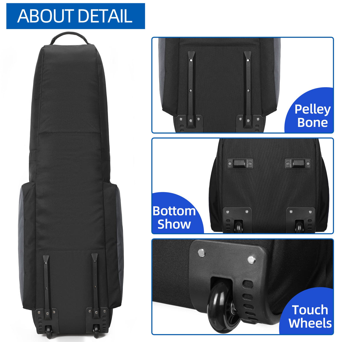 TurnWay removable shoulder strap offers flexible carrying options.