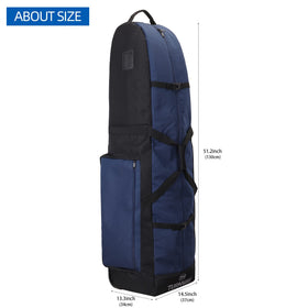 TurnWay golf bag interior padding protects clubs during transit.