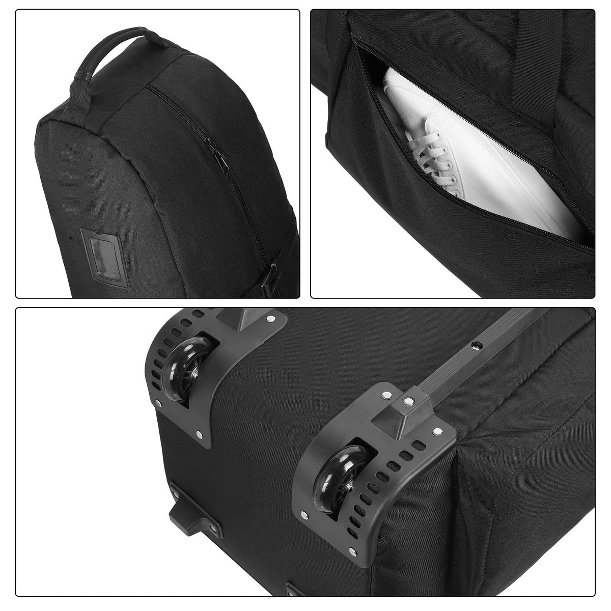 TurnWay removable shoulder strap offers versatile carrying options.