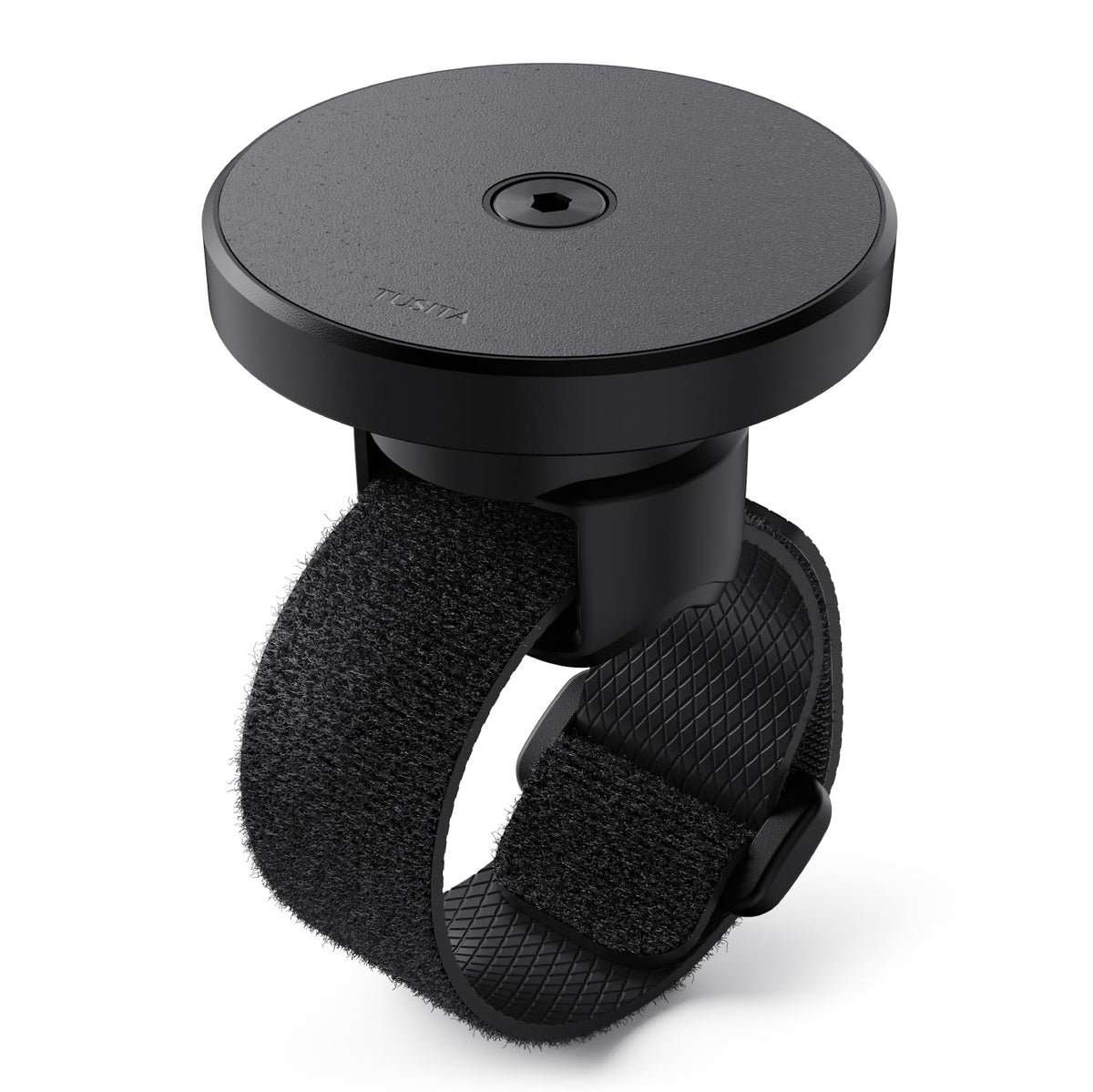 TUSITA magnetic mount on the cart handle keeps essential accessories within reach.