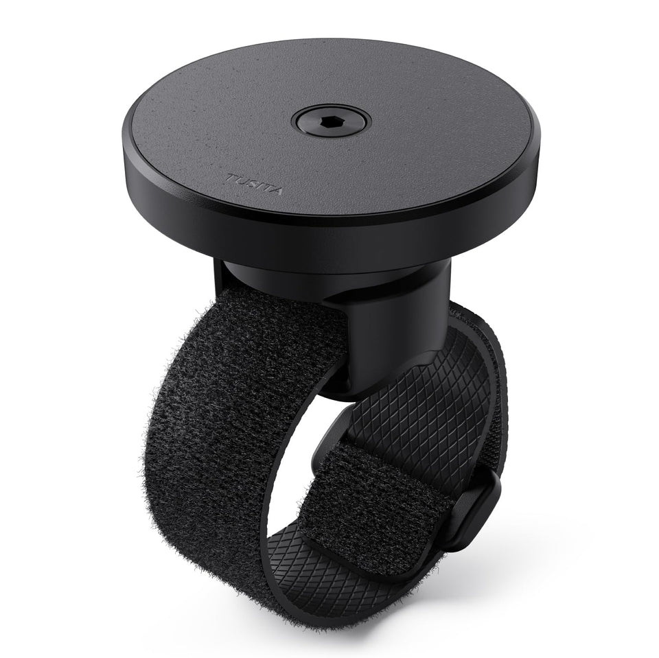 TUSITA magnetic mount on the cart handle keeps essential accessories within reach.