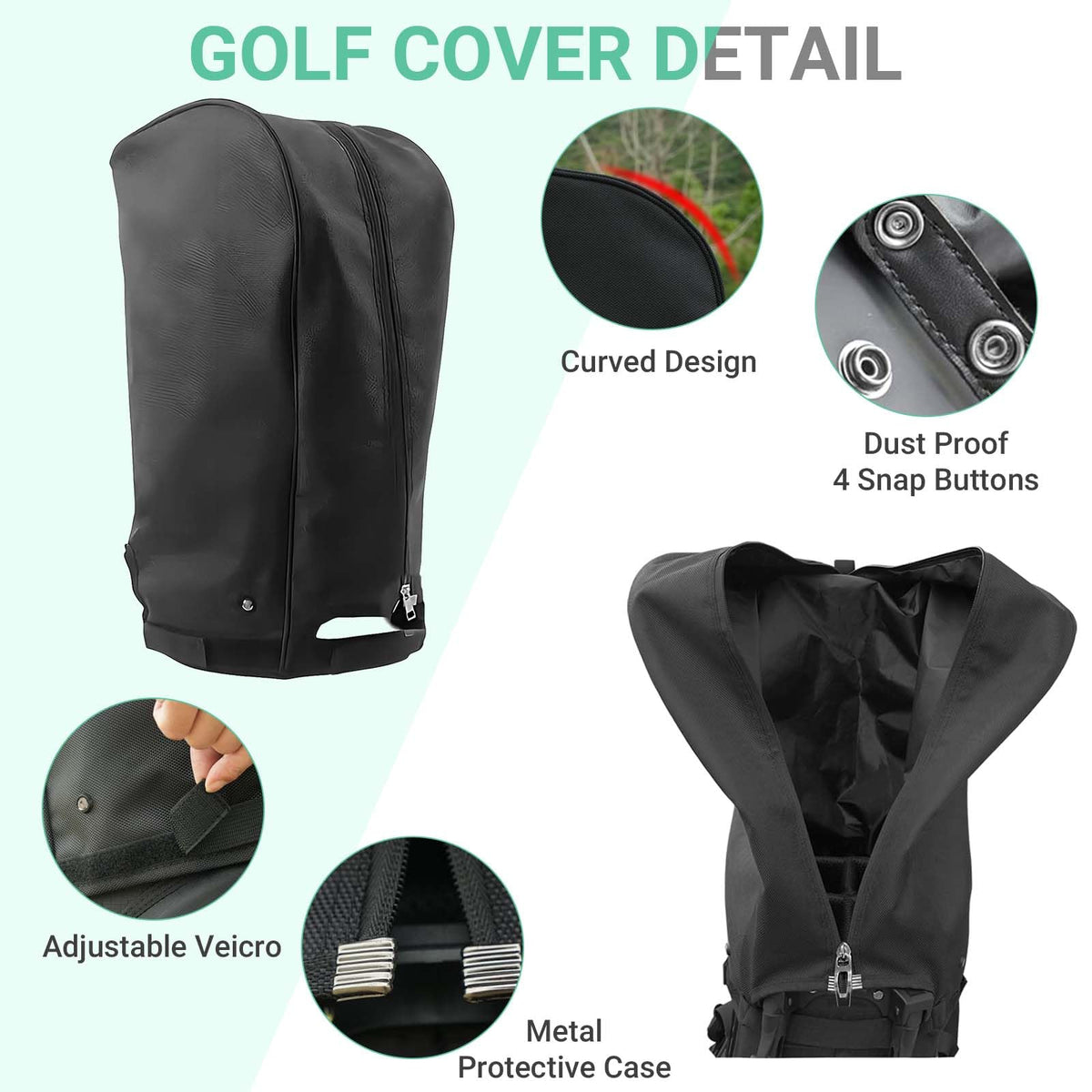 tuu cover shows four buckles and adjustable straps for secure attachment