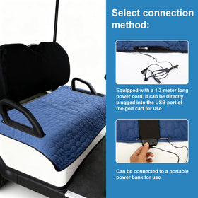 Built-in pocket with USB cable keeps power organized during use.