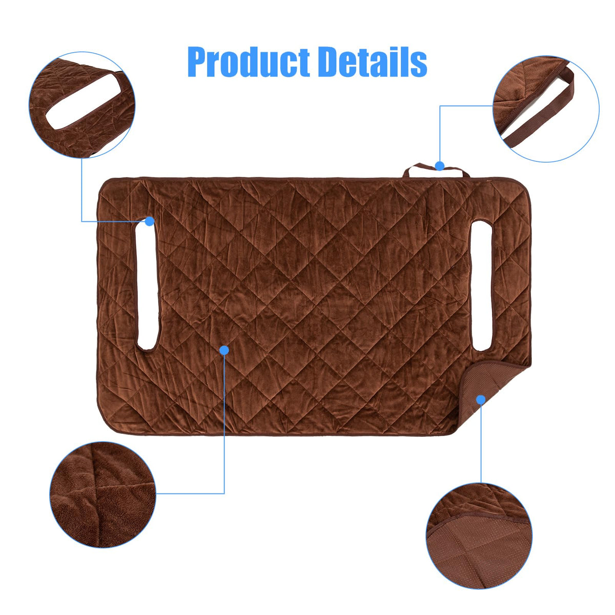 TUYU EZGO golf cart seat cover in front view, plush comfort and water protection.