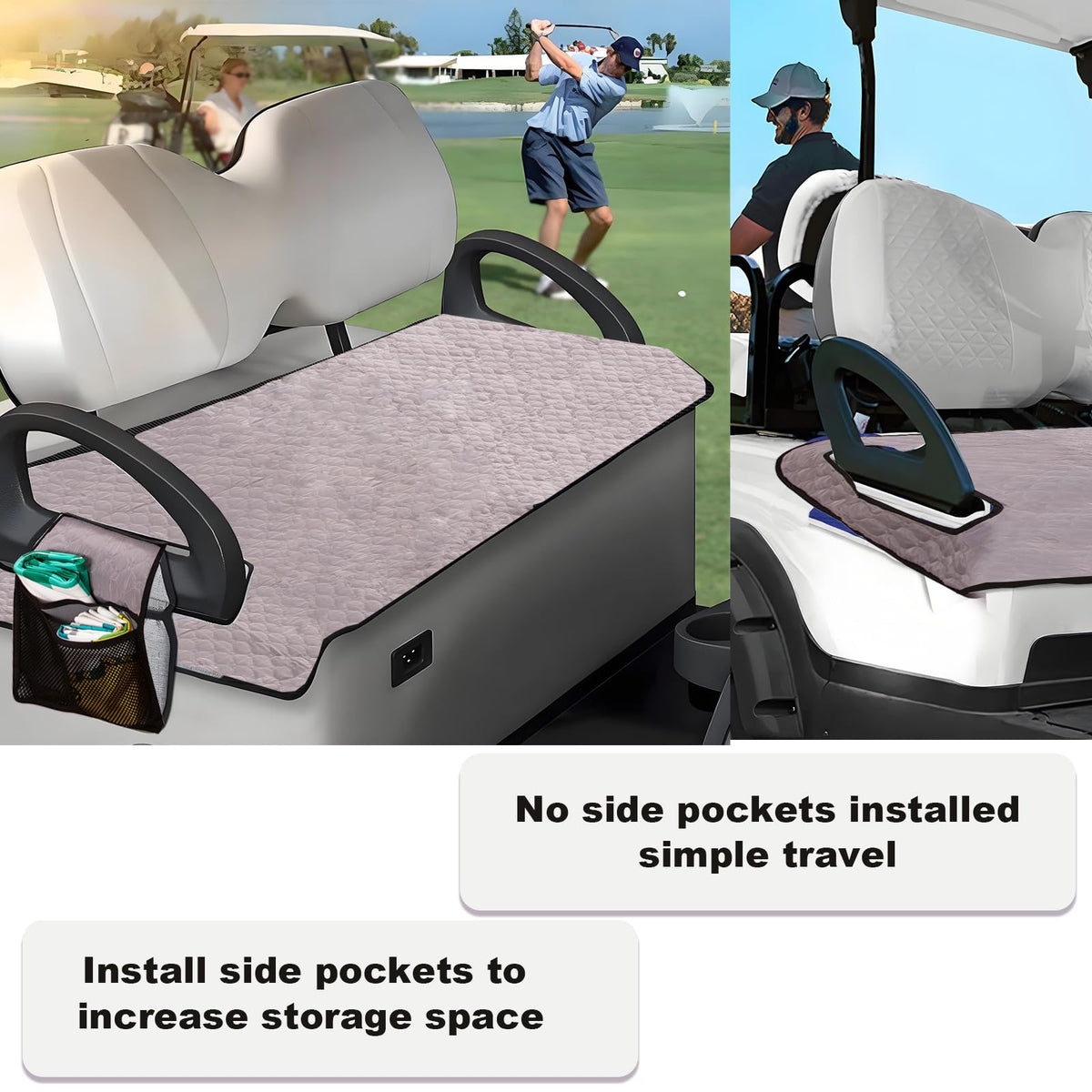 TUYU seat blanket featuring a convenient pocket for essentials