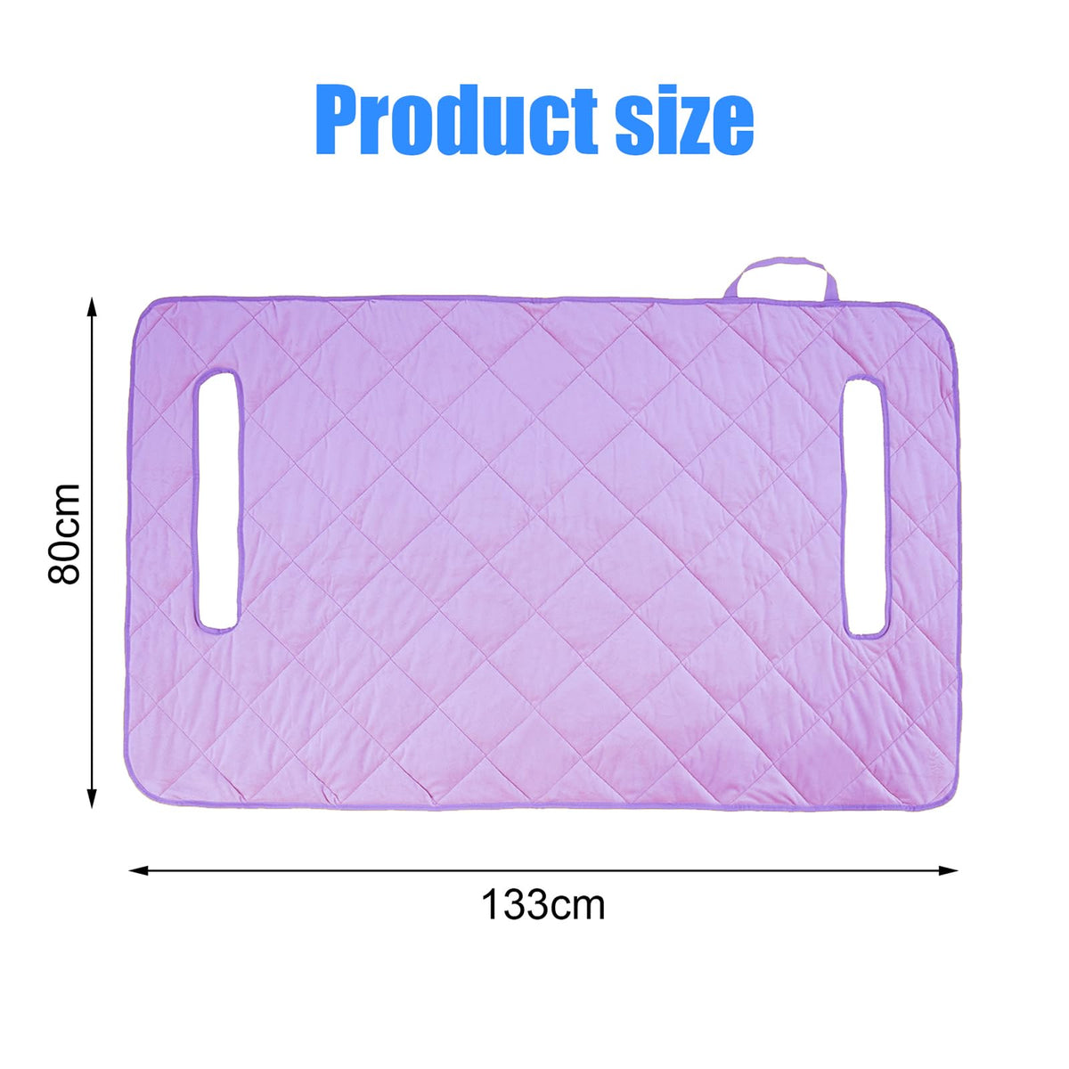 TUYU rear seat cover quick-fix strap demonstrates easy stabilization on rails.