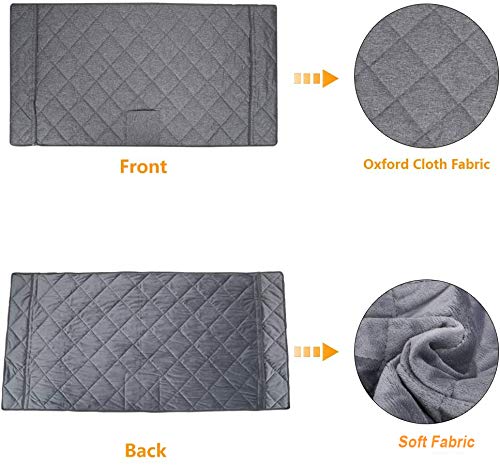 TUYUU EZGO rear-seat cover with quick fix clip shown on armrest.