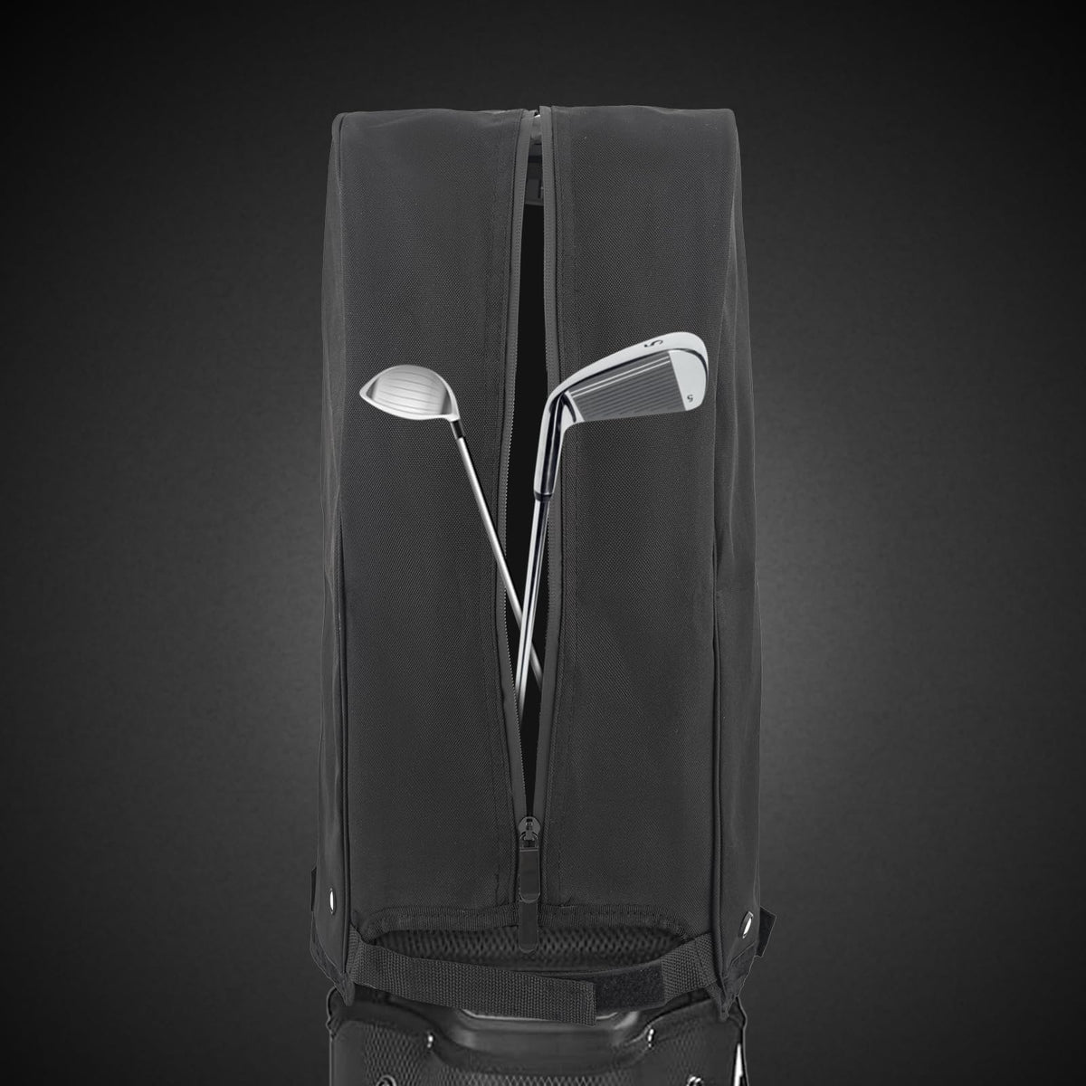 TUYUU Golf Bag Cover fits most 13 by 20 inch bags.