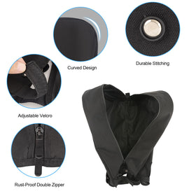 TUYUU Golf Bag Cover interior cooling liner helps keep clubs cooler on hot days.