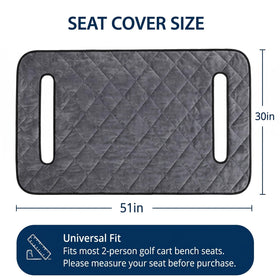 TUYUU universal-fit towel covers 51x30.5 inch seats for versatile cart use