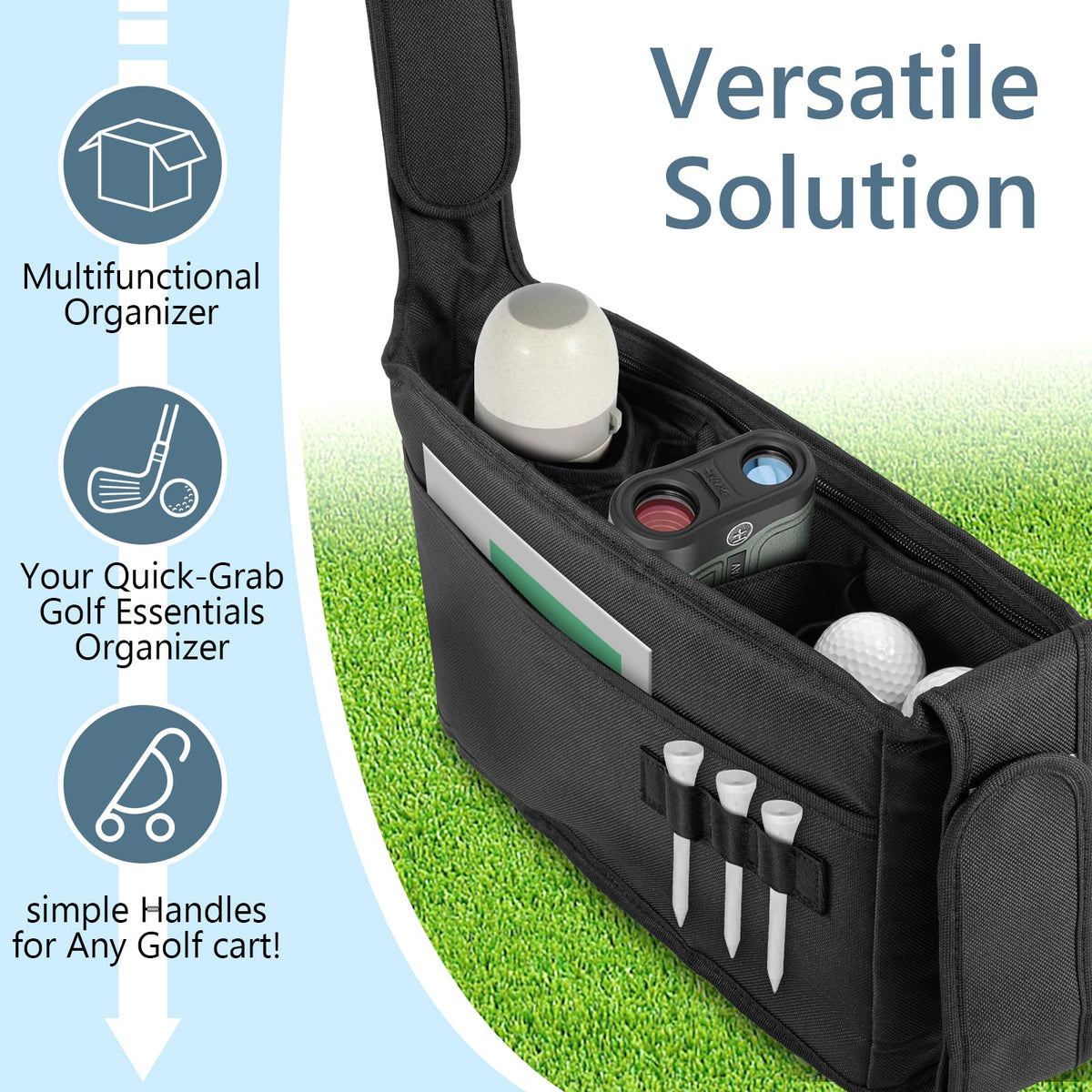 TUYUU Zipper pocket securely stores valuables while playing