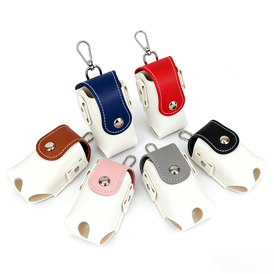 Tvlmyx 6-pack golf ball pouch on bag offers secure storage and quick access.