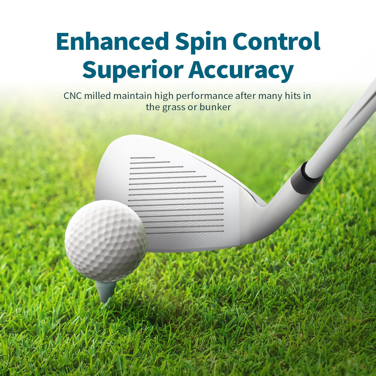 Twinsology right-handed wedge design with confident feedback.