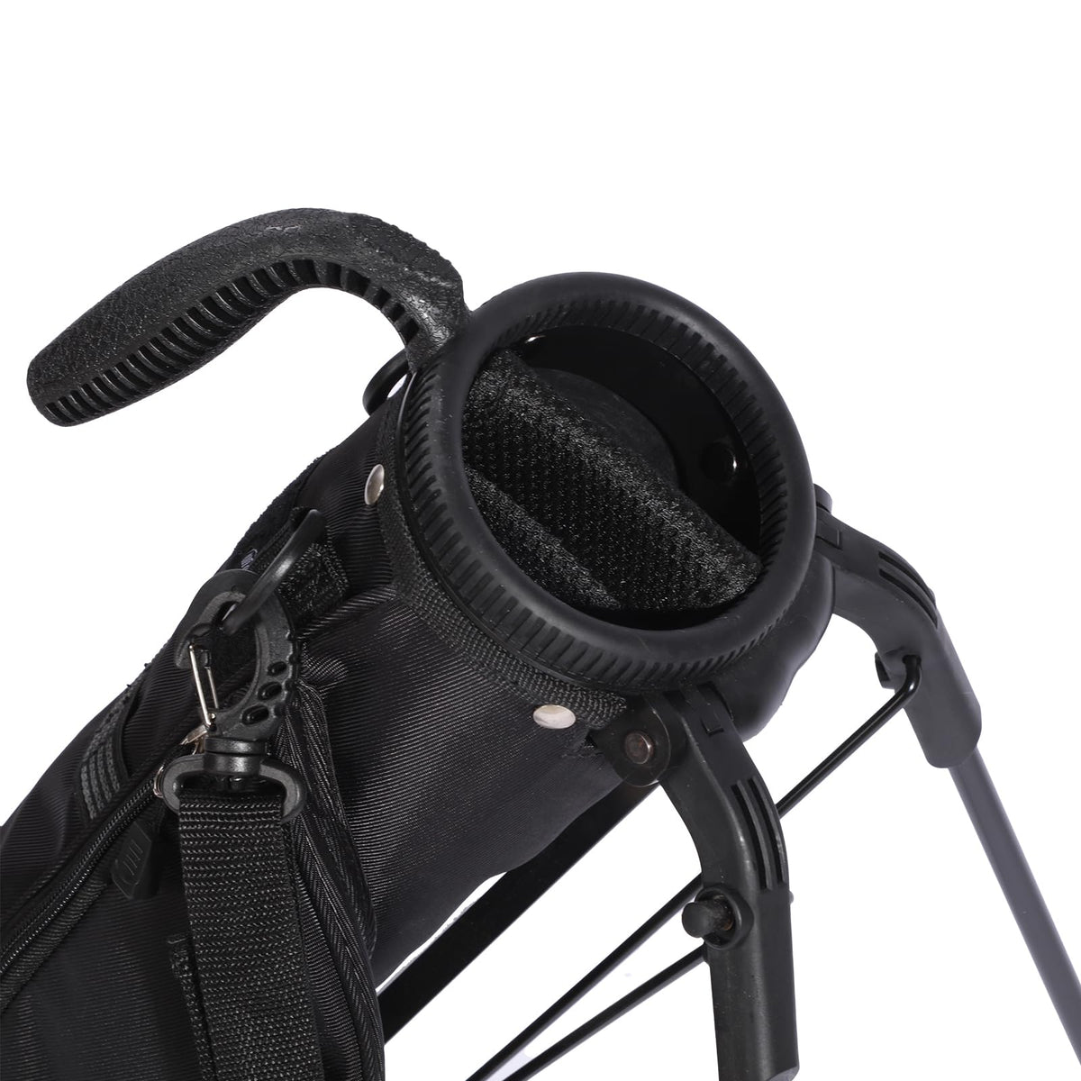T WINSOLOGY golf bag with beverage cooler pocket for on-course refreshment.