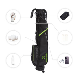 T WINSOLOGY compact bag with stable handle and durable stand design.