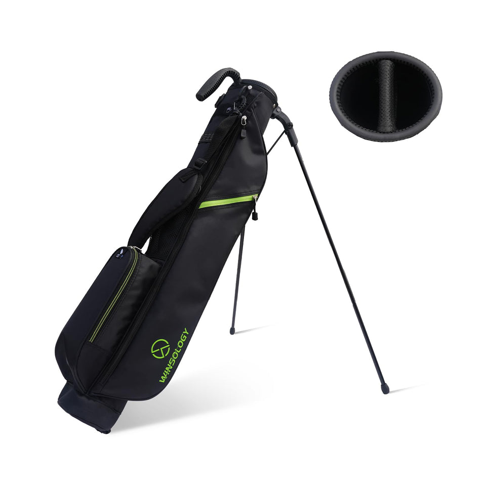 T WINSOLOGY small golf bag with stand for easy carry on the course.