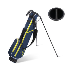 T WINSOLOGY small golf bag top view shows compact, portable design for daily practice.