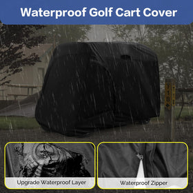 TwoPone golf cart cover dustproof design shields interior from dust