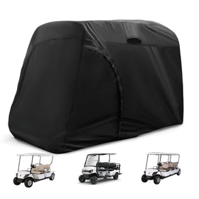 TwoPone golf cart cover waterproof for 6 seats protects from rain and sun
