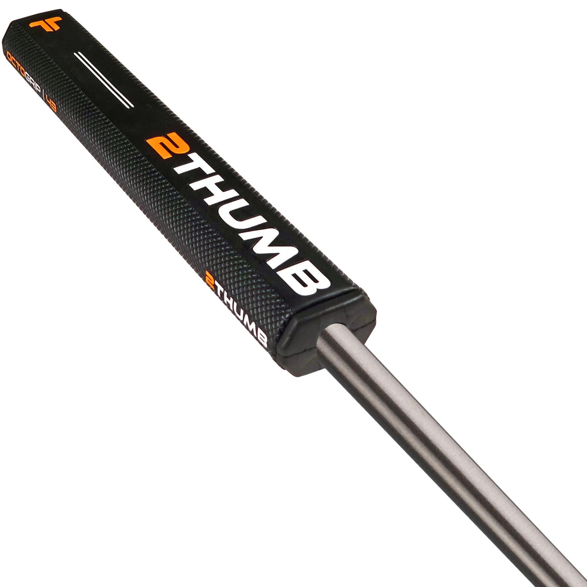 2 Thumb OCTOTECH 43 putter grip with soft-touch texture for better feel.