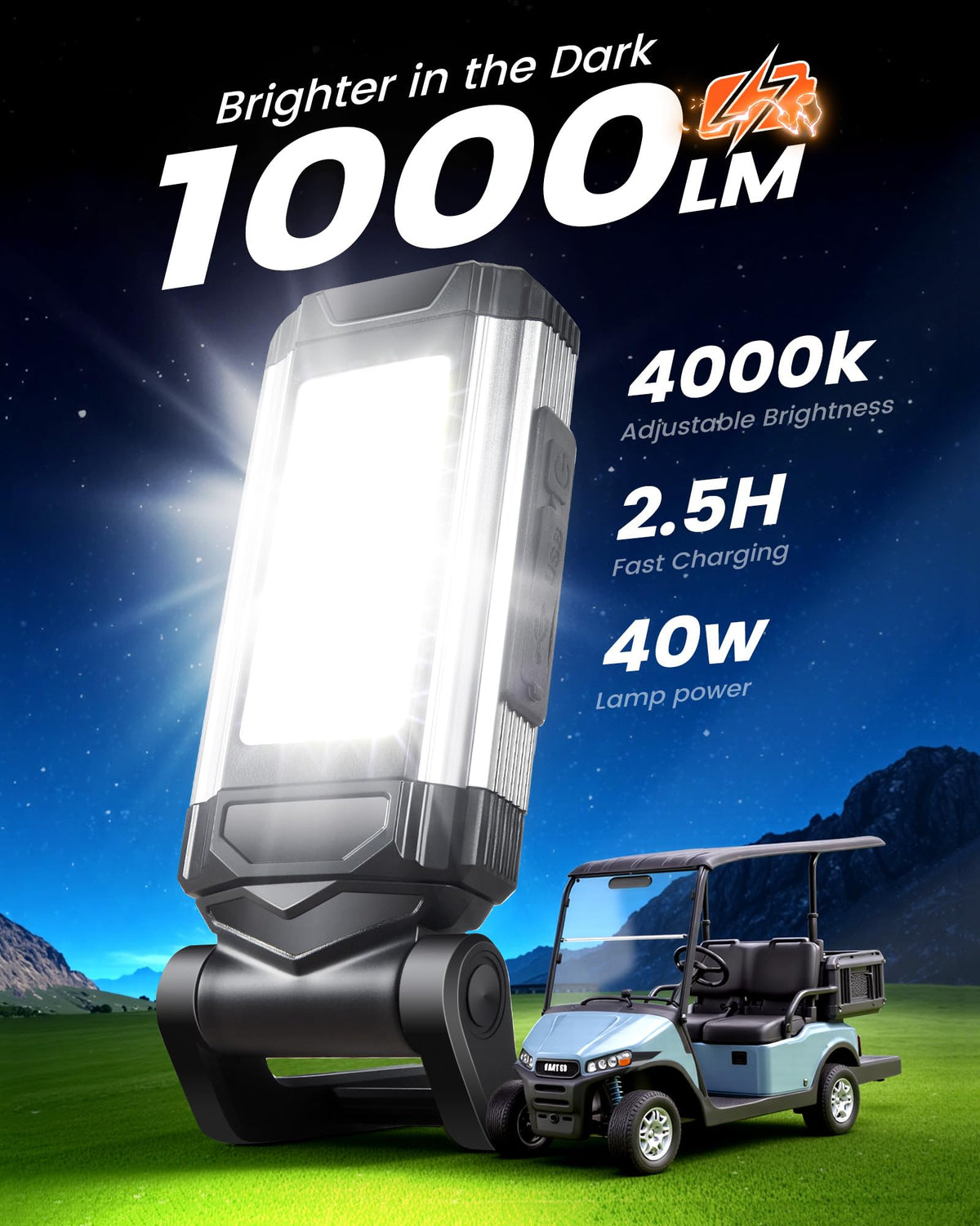TXHFYKH dome light offers seven modes for flexible work lighting